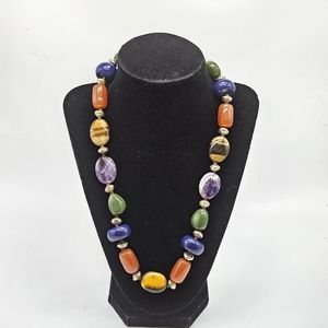 Vintage multistone necklace